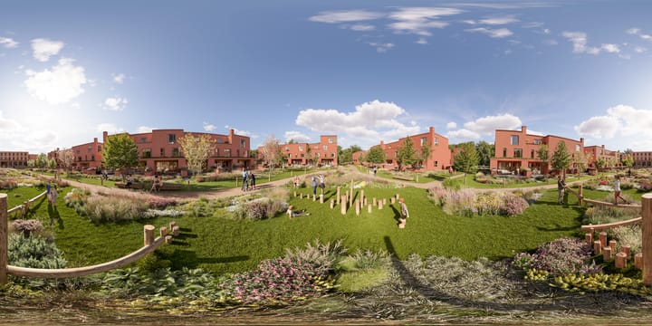 Foto 4 van Fase 3 tussen parkwoning (Bouwnr. 27)