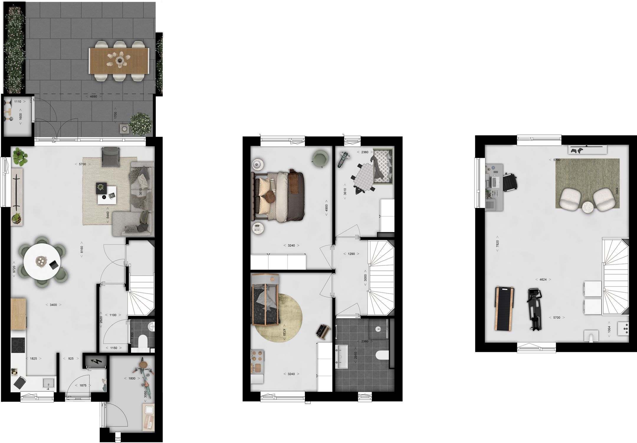 Foto 9 van Fase 3 hoek parkwoning (Bouwnr. 36)
