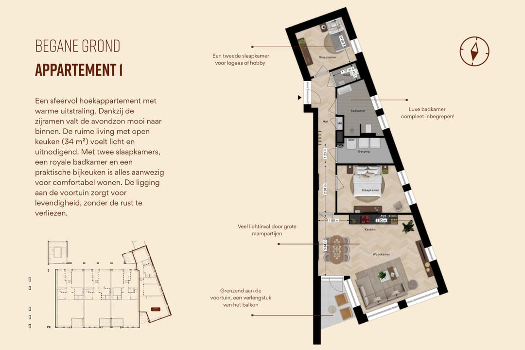 Foto 7 van 't Zusterhoes - Appartement 1 (Bouwnr. 1)