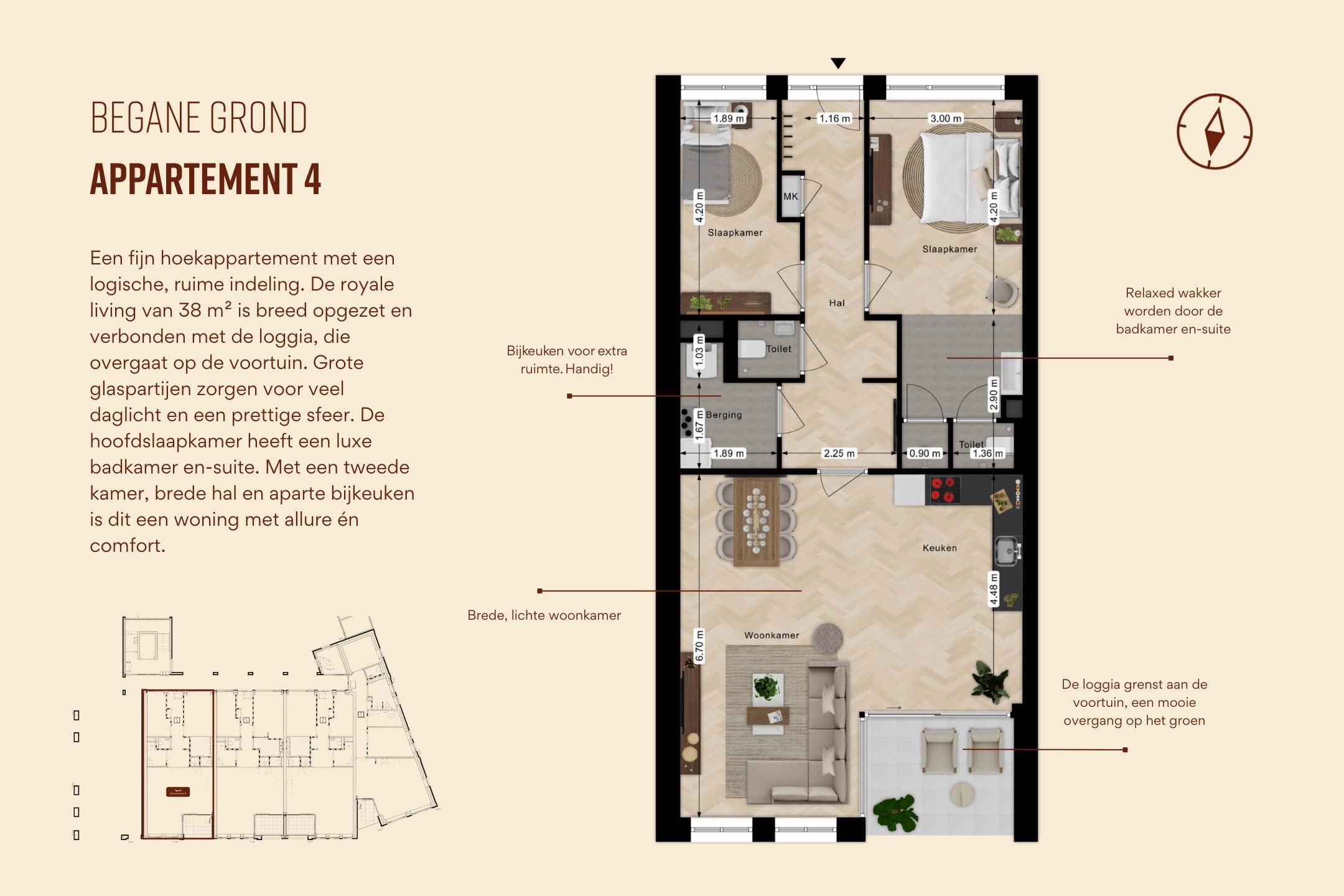 Foto 6 van 't Zusterhoes - Appartement 4 (Bouwnr. 4)