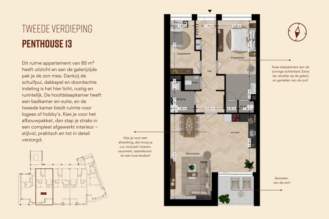 Foto 7 van 't Zusterhoes - Appartement 13 (Bouwnr. 13)