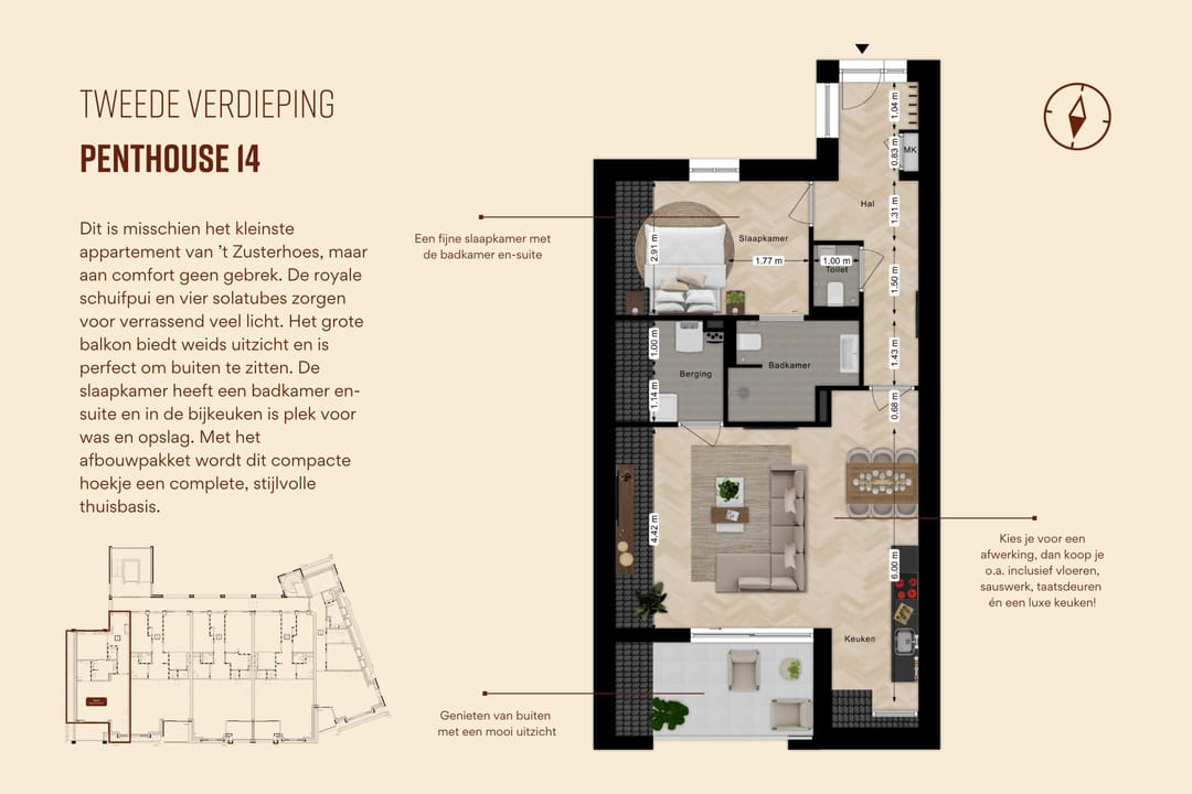 Foto 7 van 't Zusterhoes - Appartement 14 (Bouwnr. 14)