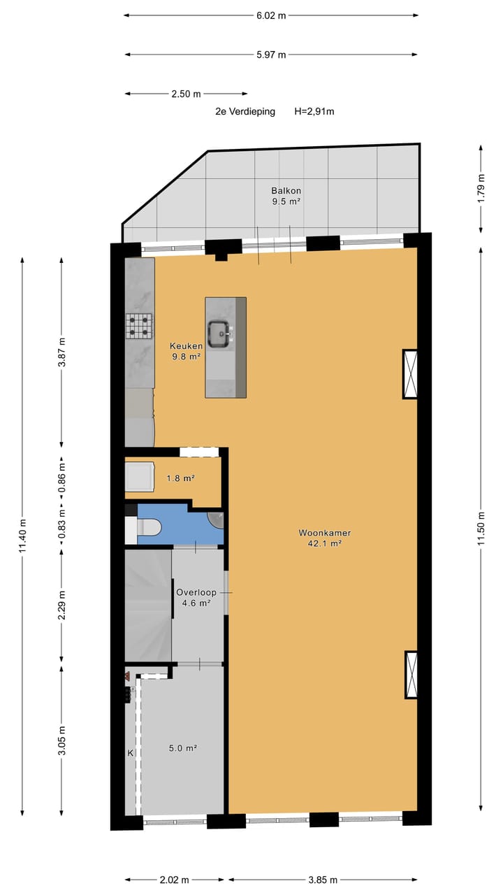 Foto 48 van Van Kinsbergenstraat 140
