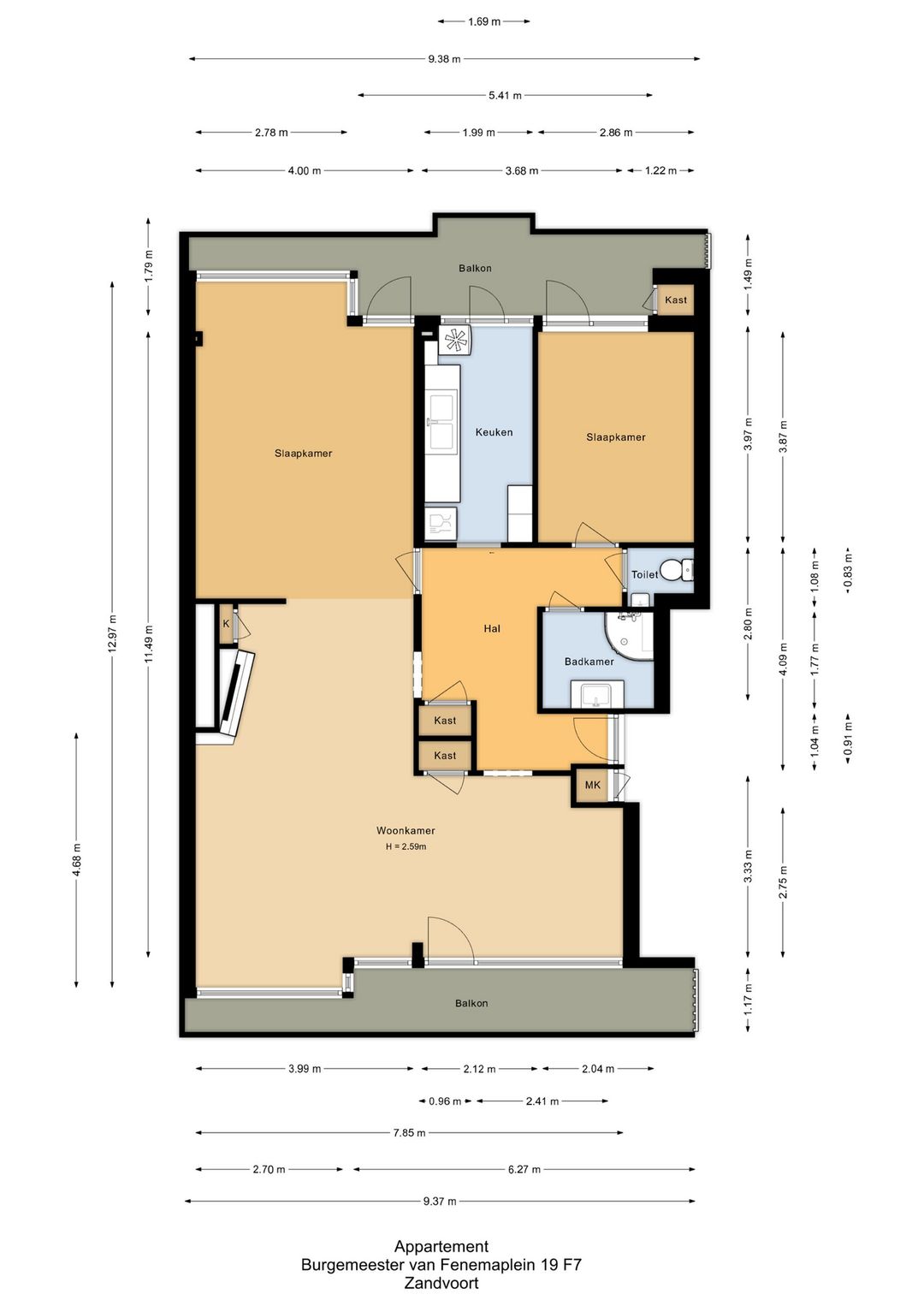 Foto 38 van Burgemeester van Fenemaplein 19-F7