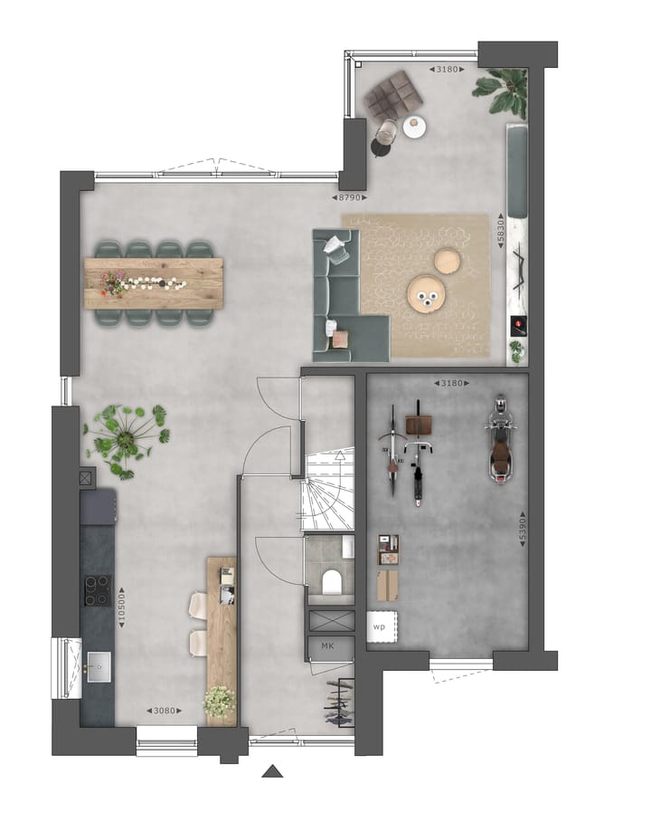 Photo 5 of Brigantijn - Twee-onder-een-kap (Bouwnr. 37)