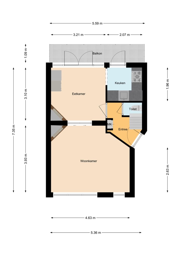 Foto 36 van Queridostraat 17-BSA