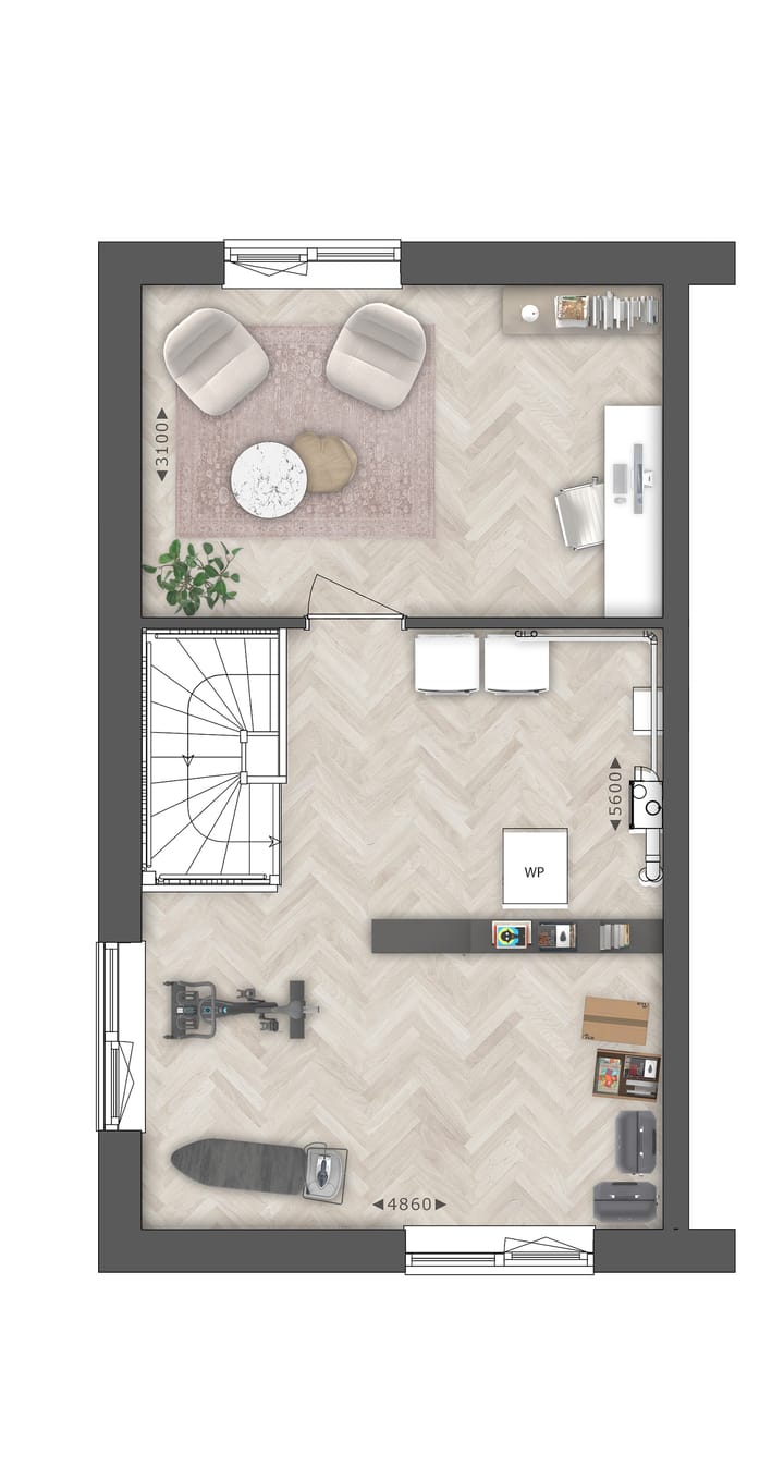 Foto 5 van Portier woningen l Prunus (Bouwnr. 3)