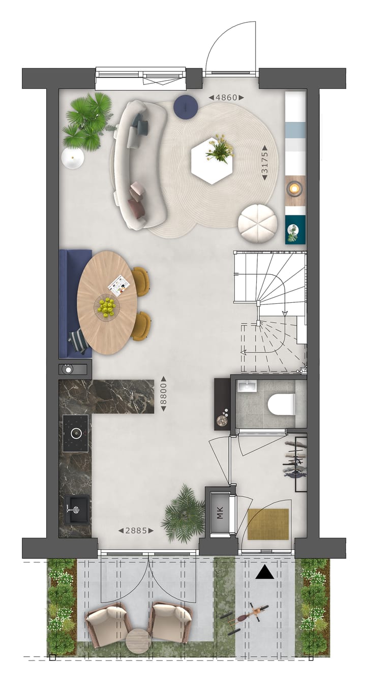 Foto 3 van Portier woningen l Aronia (Bouwnr. 21)