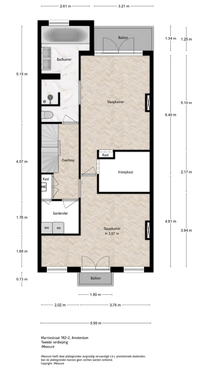 Foto 31 van Marnixstraat 182-2