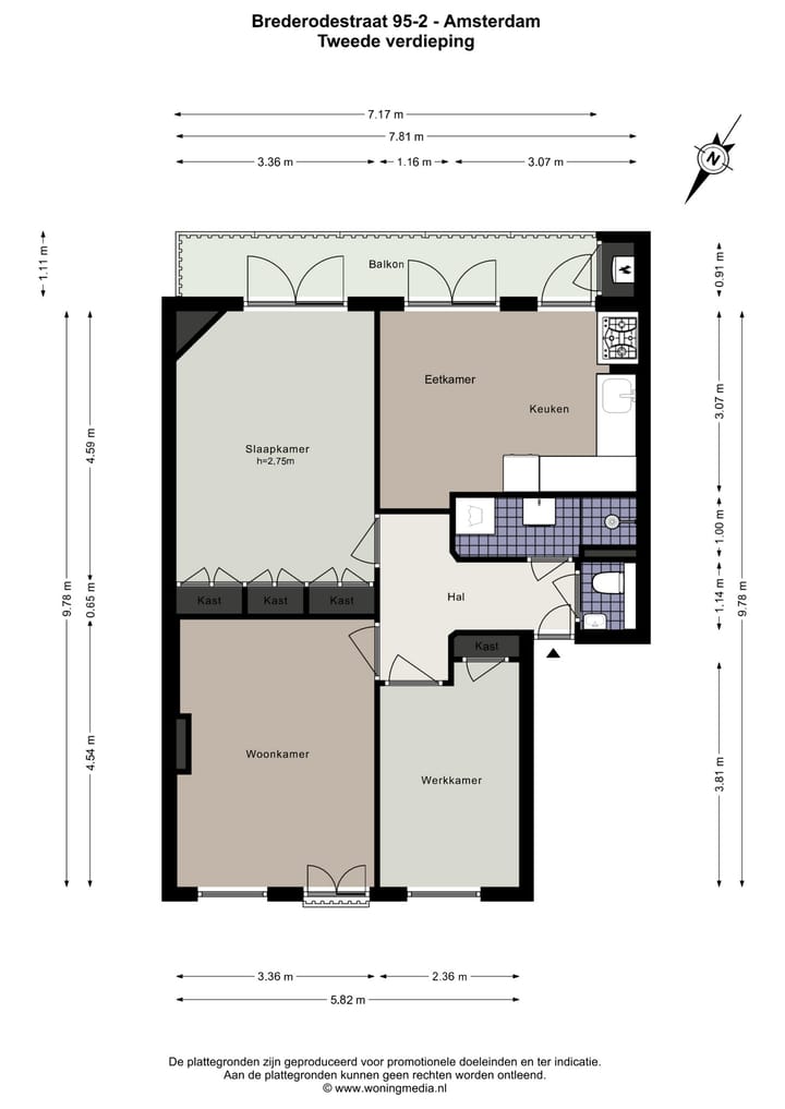 Foto 29 van Brederodestraat 95-2