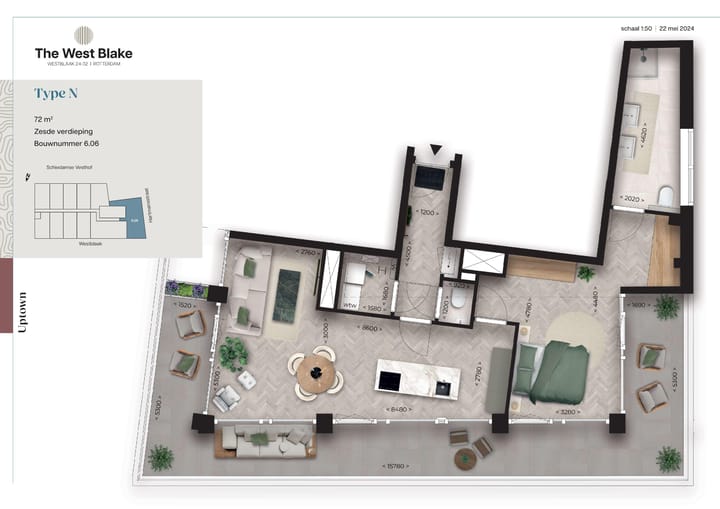 Foto 10 van Westblaak (Bouwnr. 6.06)