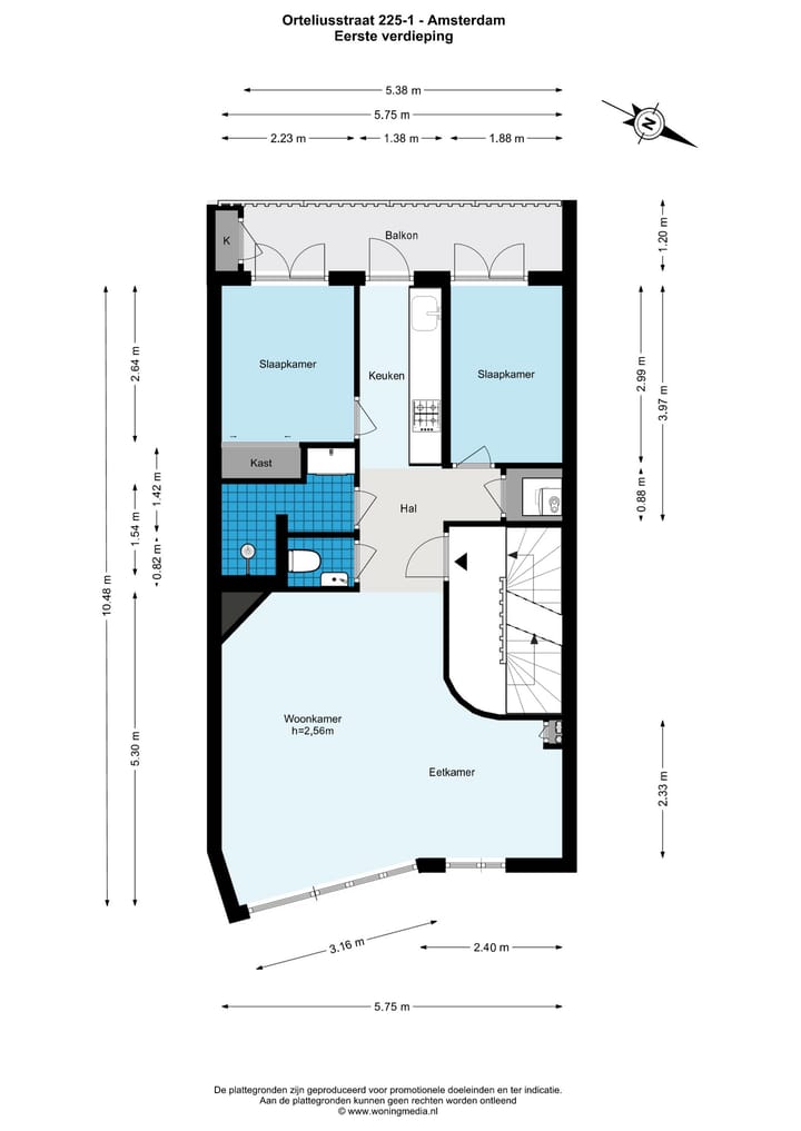 Foto 27 van Orteliusstraat 225-1