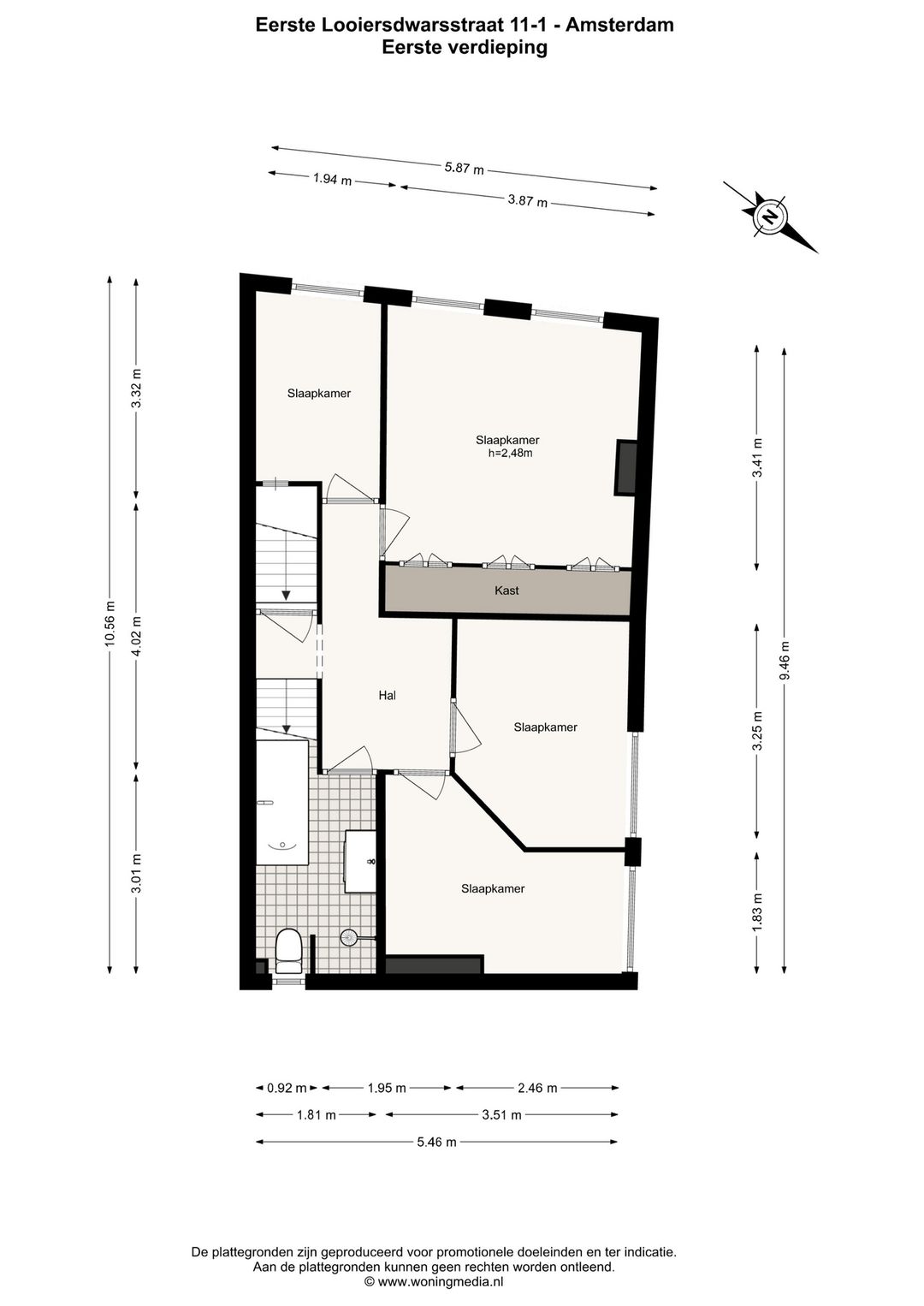 Foto 38 van Eerste Looiersdwarsstraat 11-1