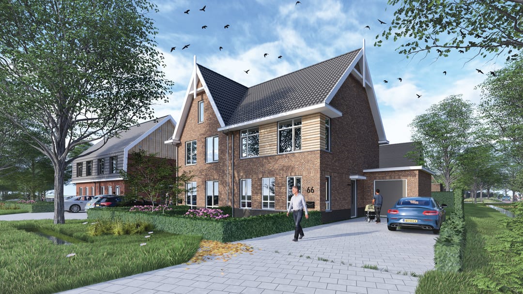 Foto 1 van Twee-onder-een-kapwoning (Bouwnr. 67)