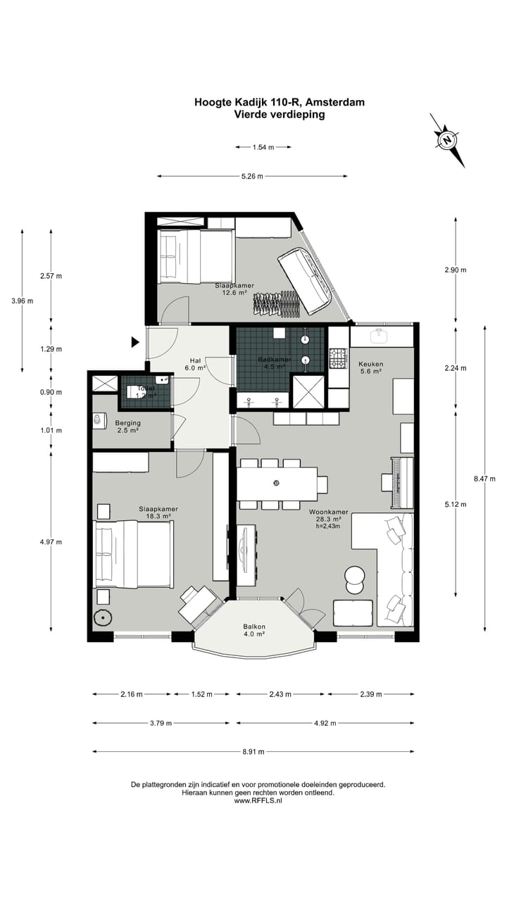 Foto 35 van Hoogte Kadijk 110-R