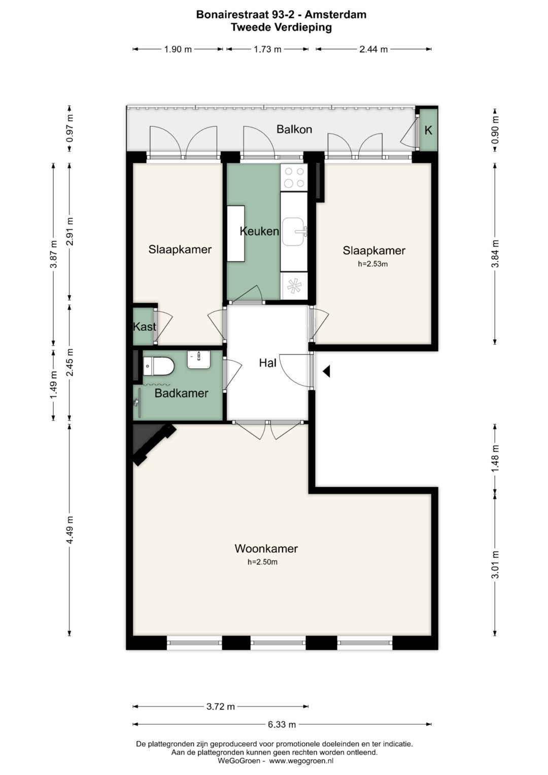 Foto 27 van Bonairestraat 93-2