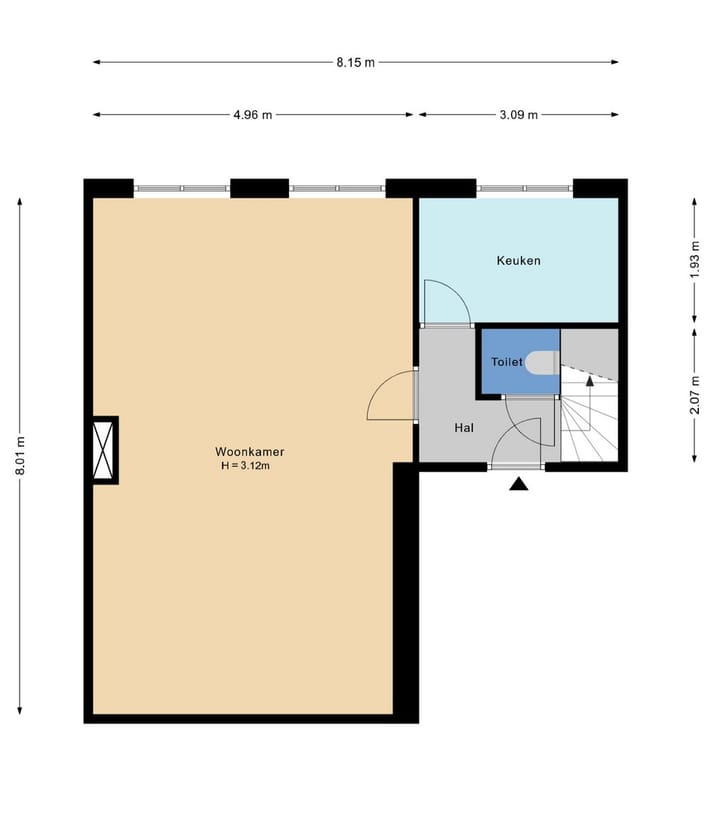 Foto 48 van Rapenburg 27-D