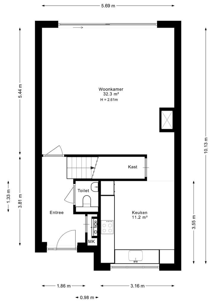 Foto 40 van Prins Hendrikstraat 45