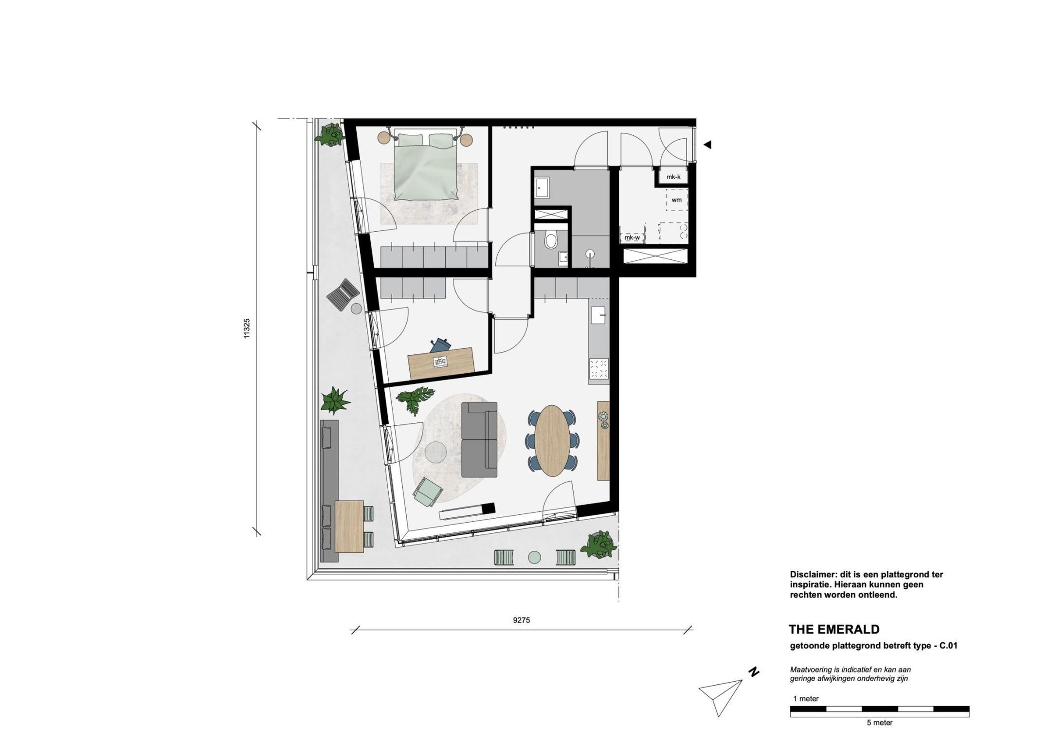 Foto 3 van Bajeskwartier | The Emerald (Bouwnr. 403)