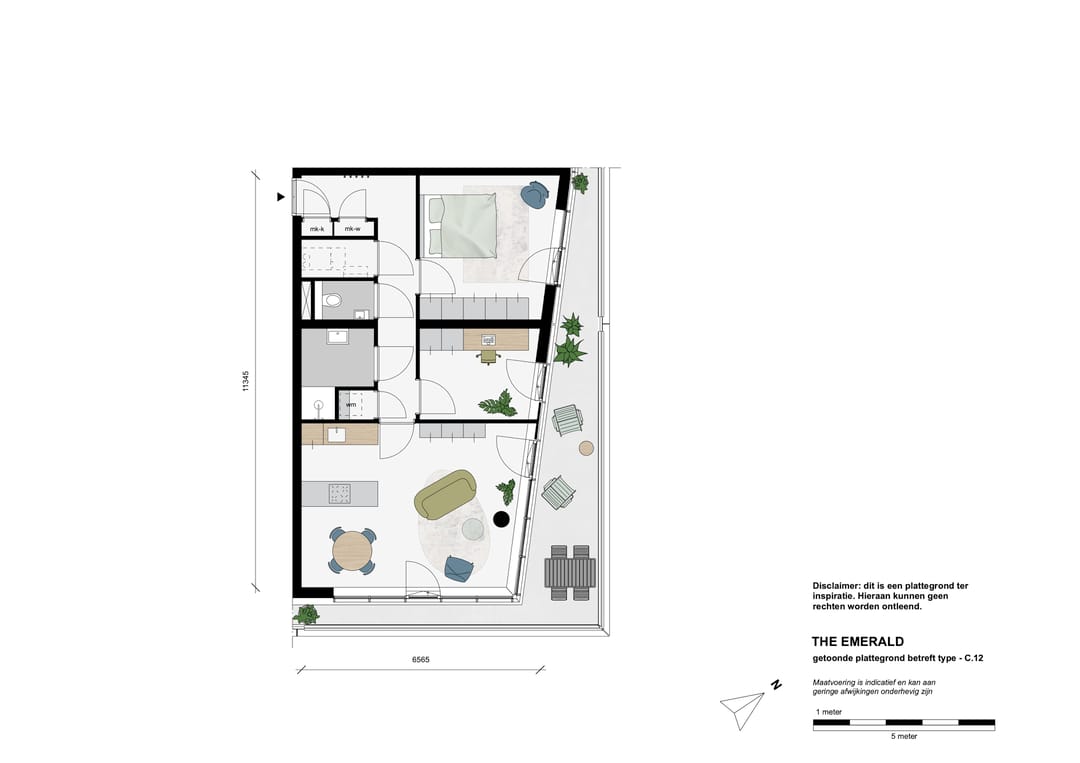 Foto 2 van Bajeskwartier | The Emerald (Bouwnr. 1401)