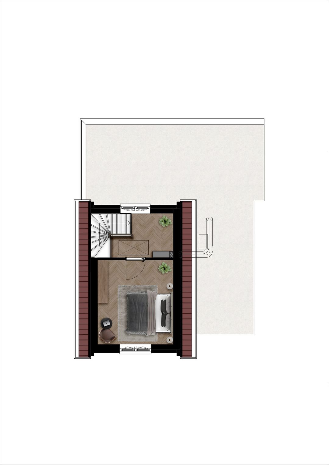 Foto 7 van Hoekwoning (Bouwnr. 001)