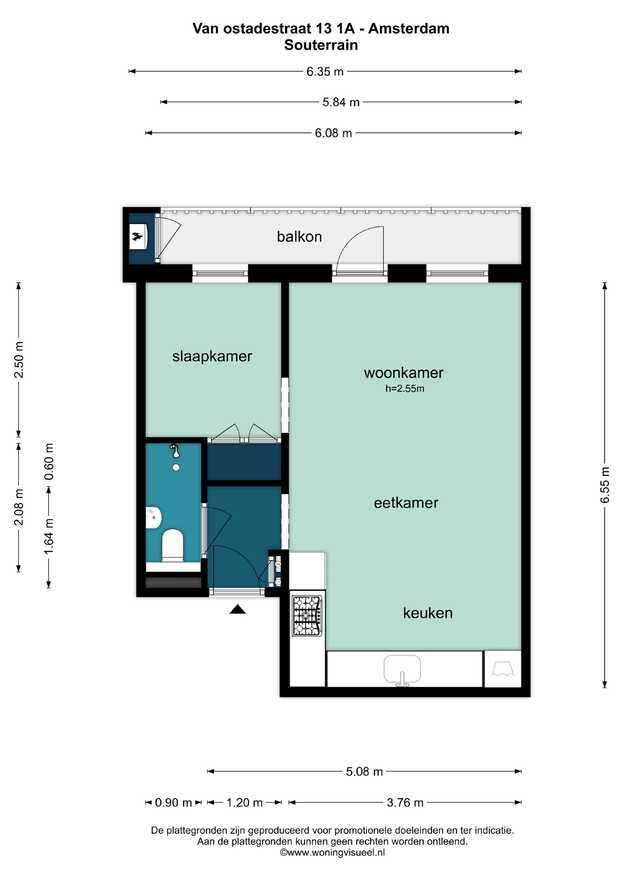 Foto 18 van Van Ostadestraat 13-1A