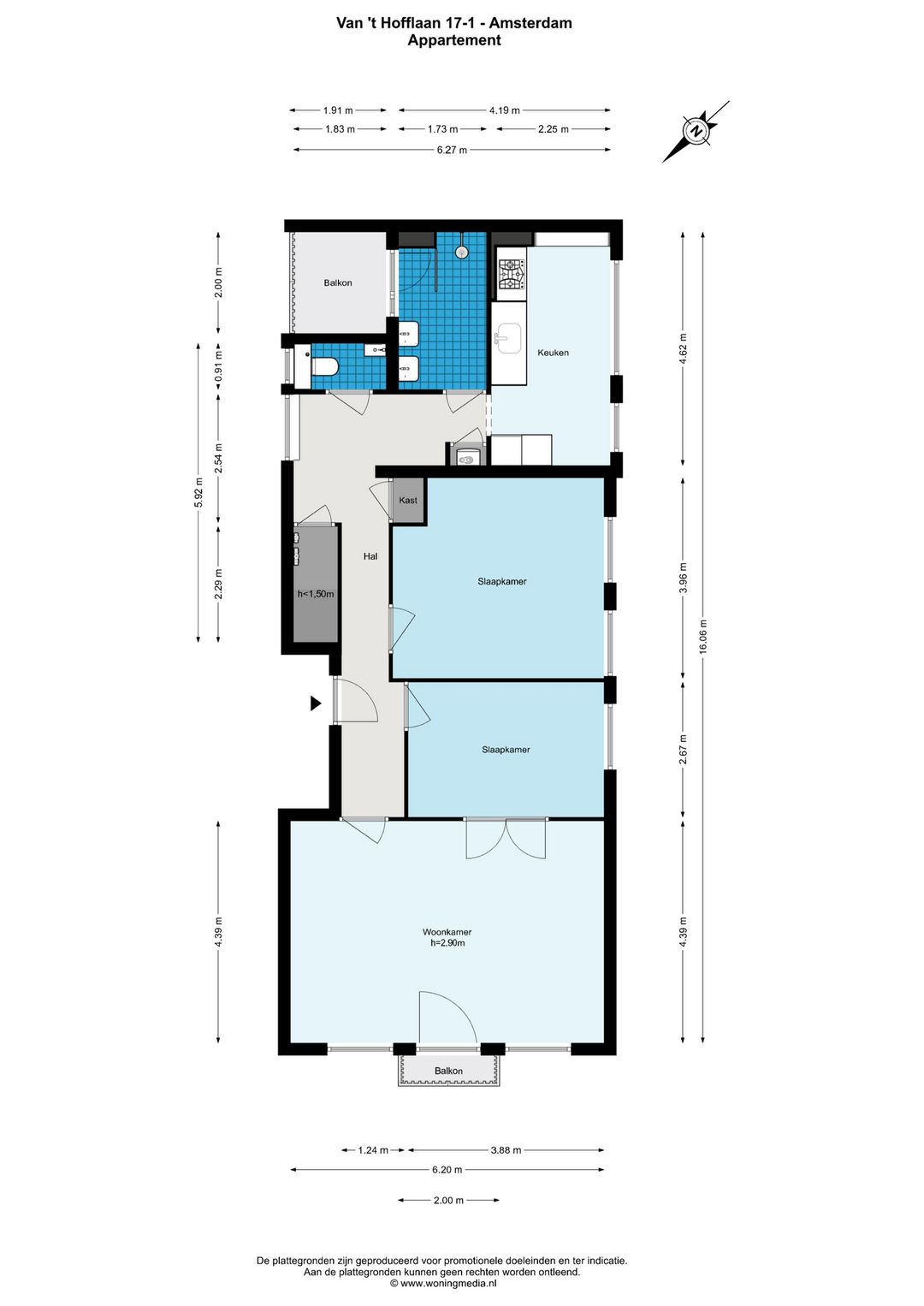 Foto 31 van Van 't Hofflaan 17-1