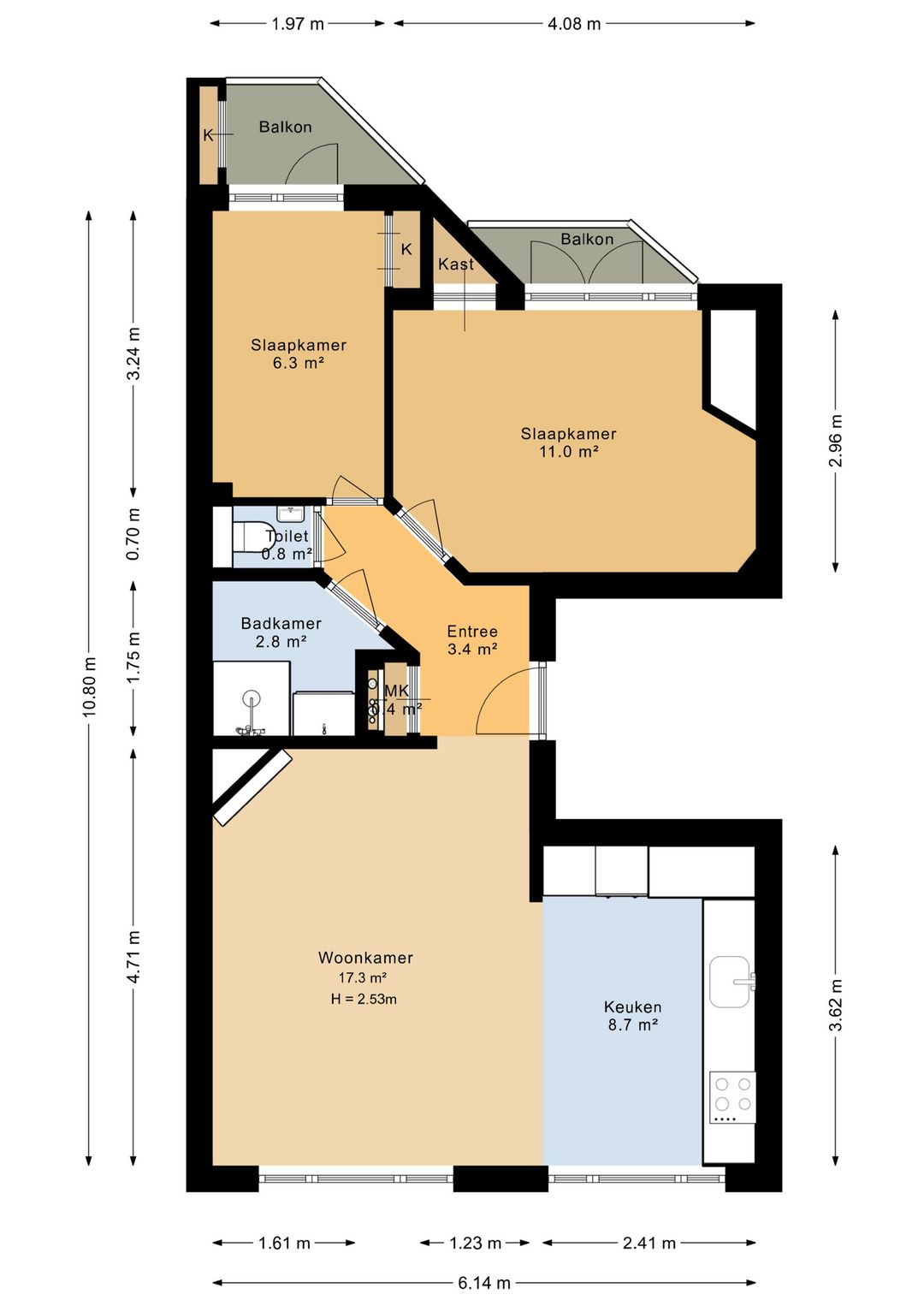 Foto 28 van Weissenbruchstraat 21-2
