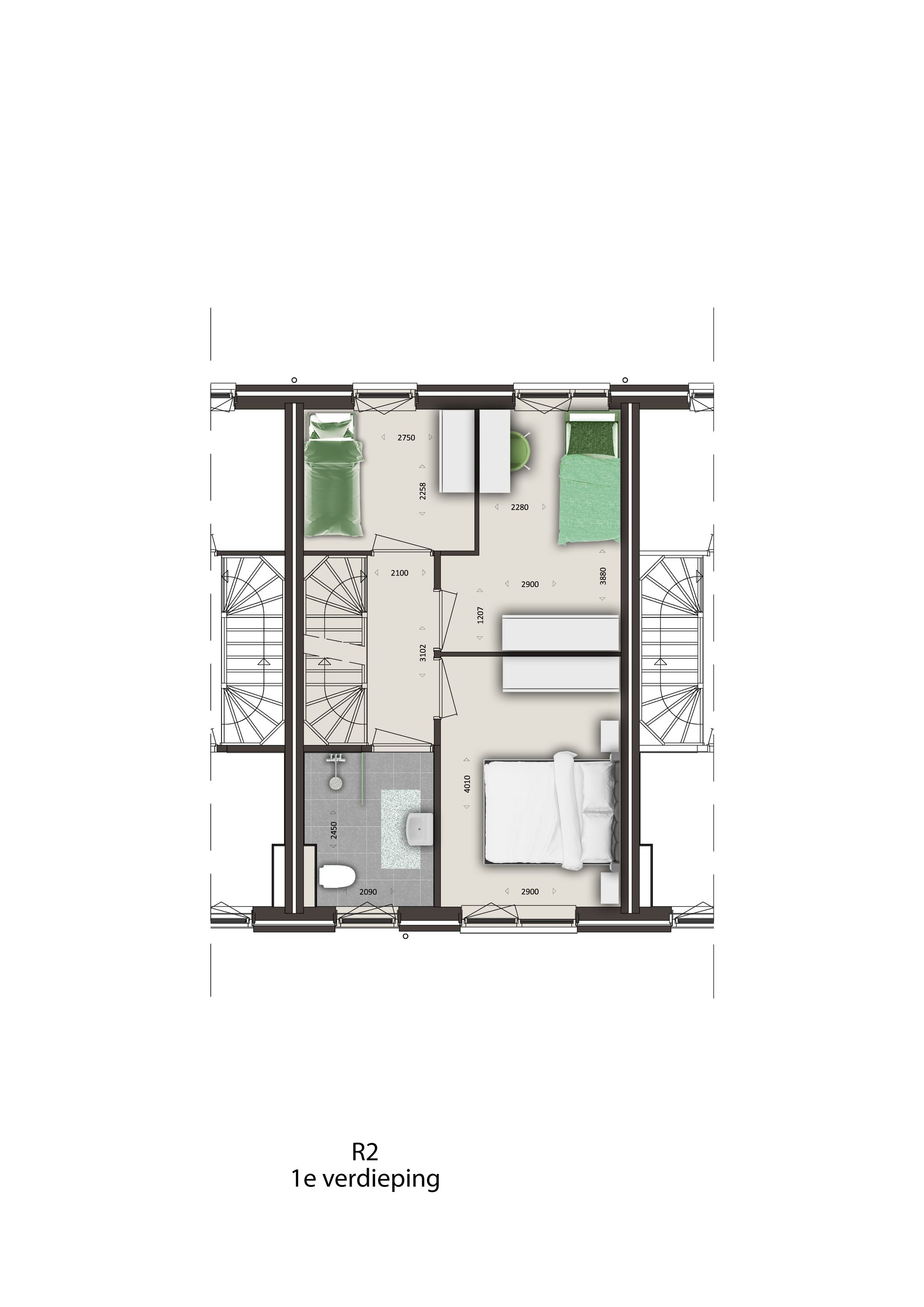 Foto 3 van Dijkrust Tussenwoning (Bouwnr. 133)