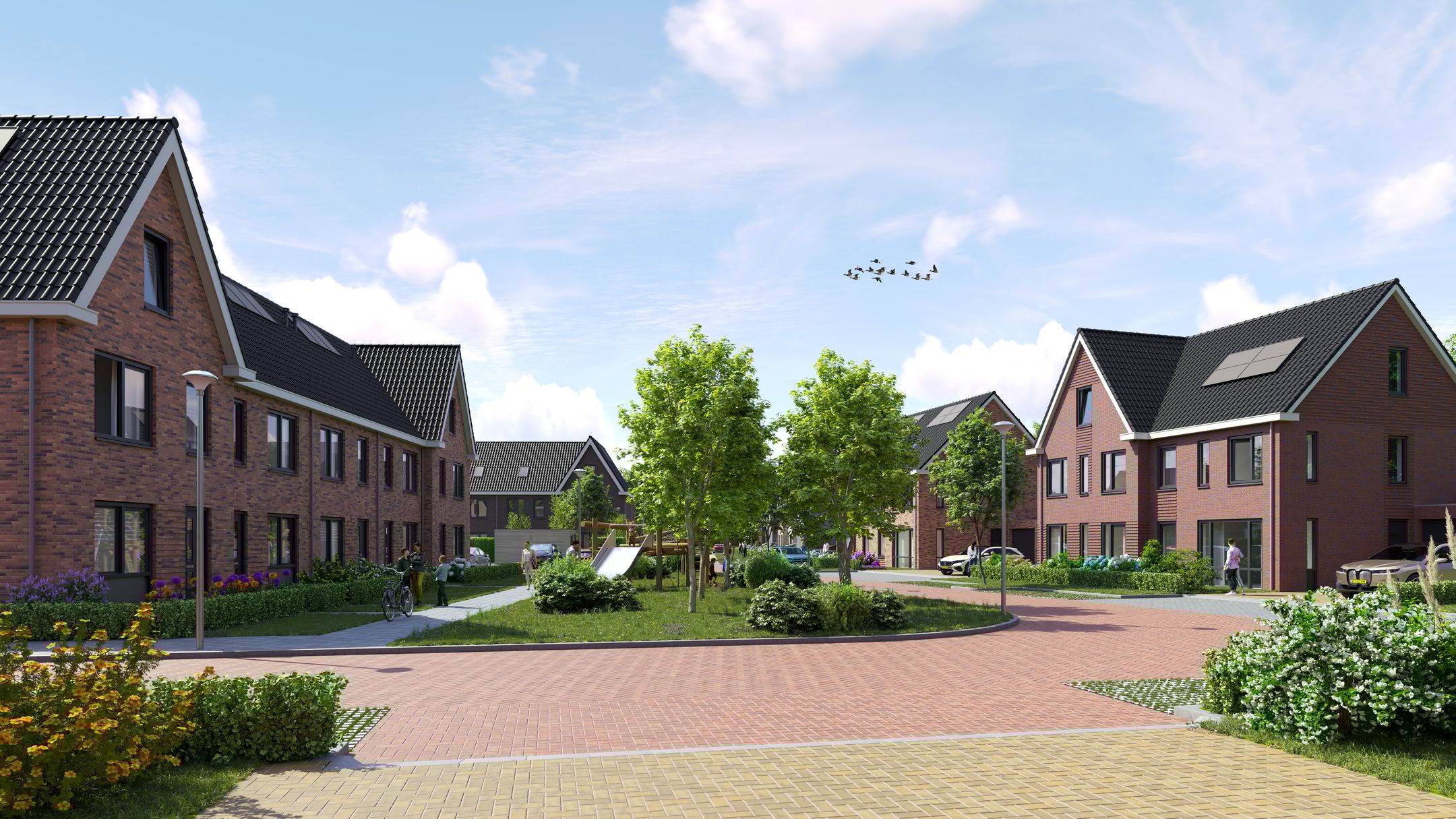 Foto 3 van Twee-onder-één-kapwoning - fase 3B (Bouwnr. 141)