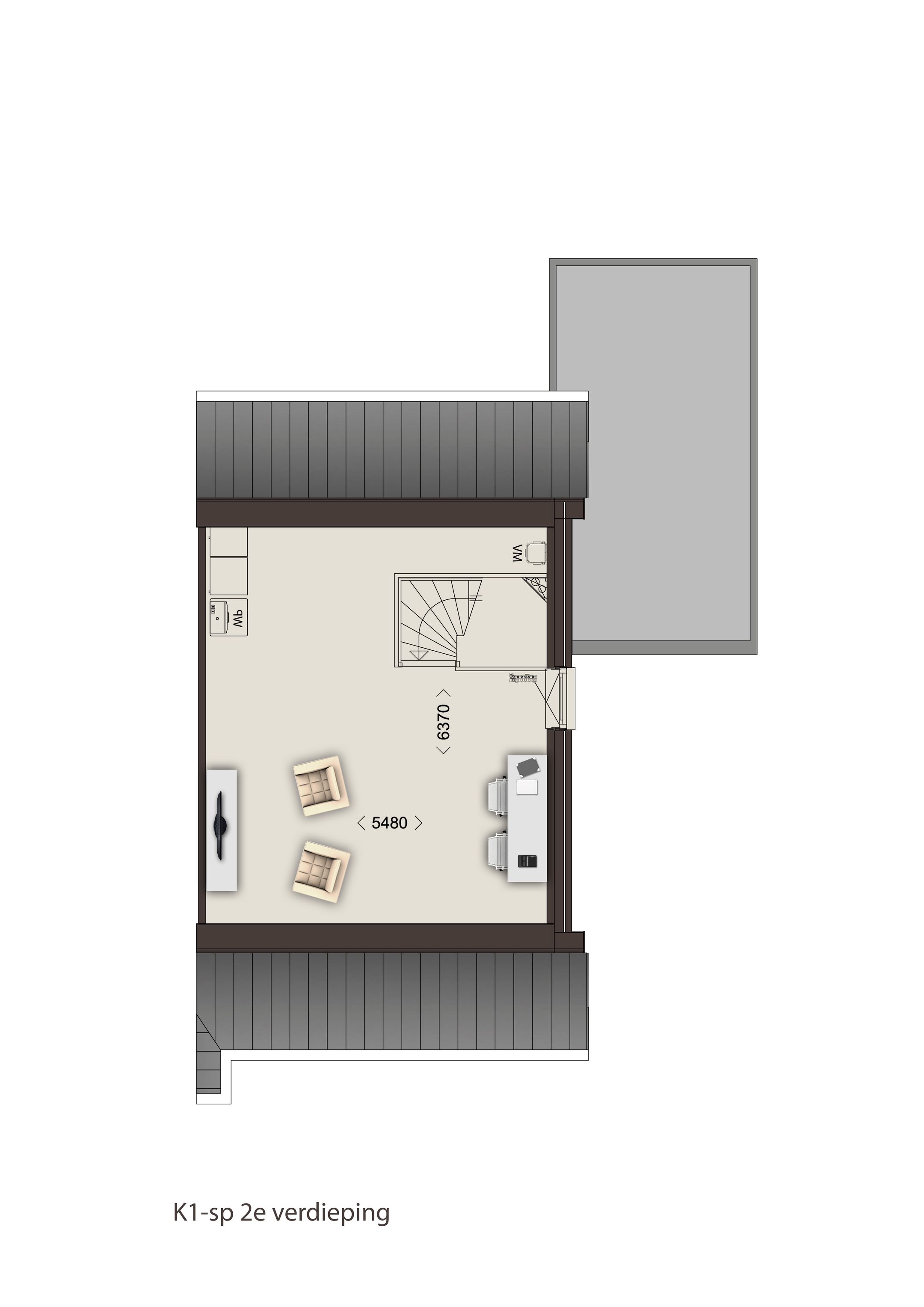 Foto 12 van Twee-onder-één-kapwoning - fase 3B (Bouwnr. 141)
