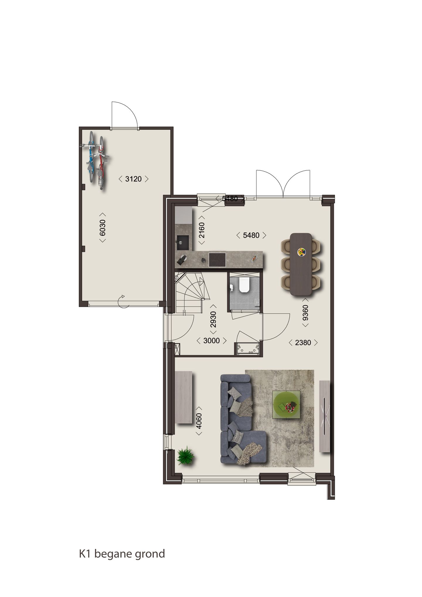 Foto 10 van Twee-onder-één-kapwoning - fase 3B (Bouwnr. 142)