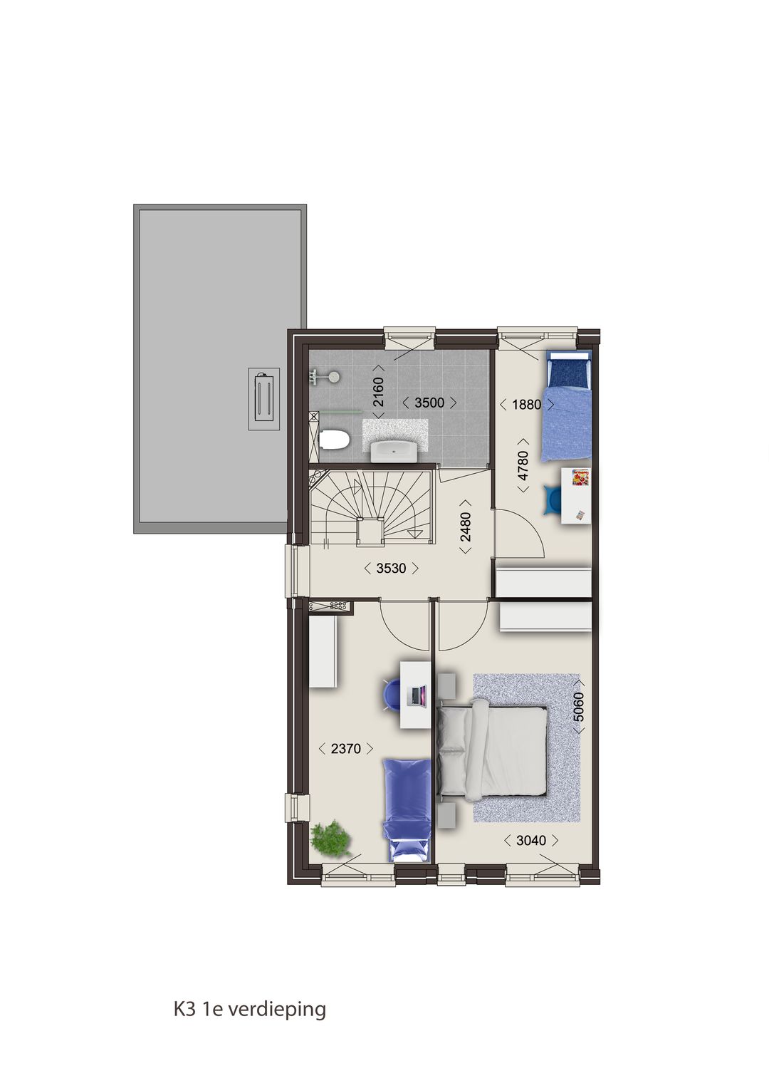 Foto 11 van Twee-onder-één-kapwoning - fase 3B (Bouwnr. 148)