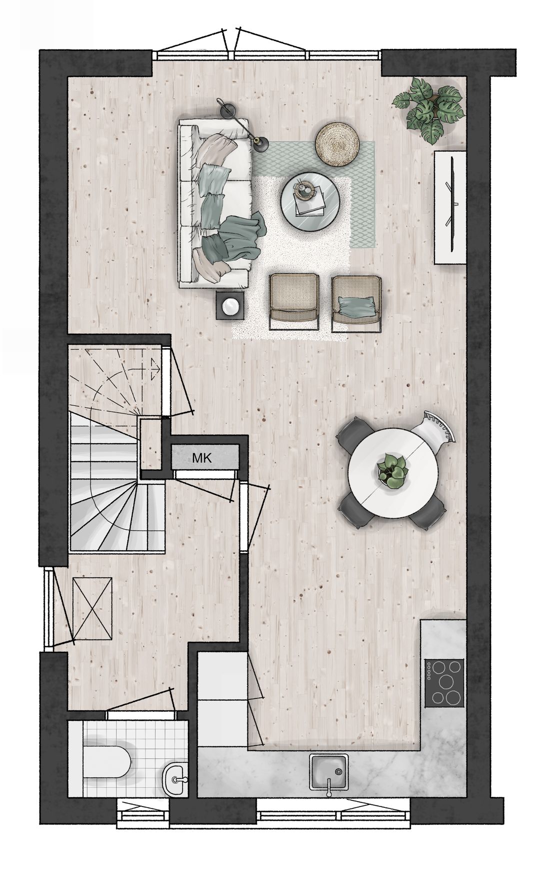 Foto 2 van Cingelveste | Hoekwoning bnr. 14