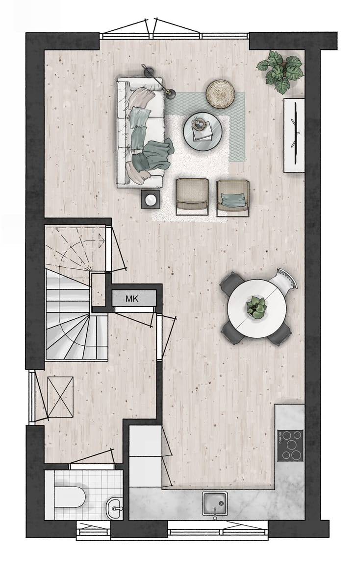 Foto 2 van Cingelveste | Hoekwoning bnr. 14