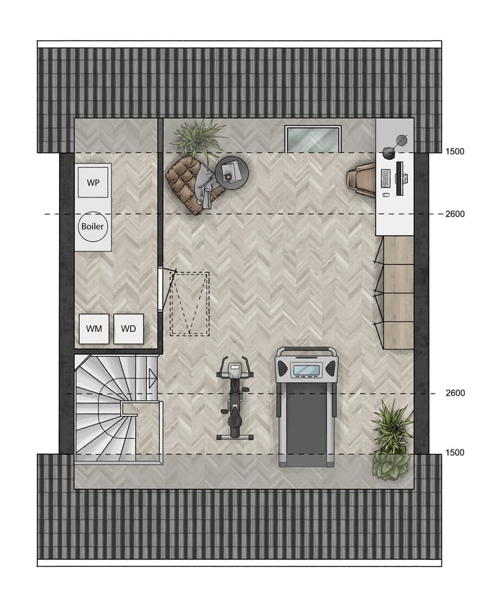 Photo 3 of Cingelveste | Levensloop tussenwoning bnr.