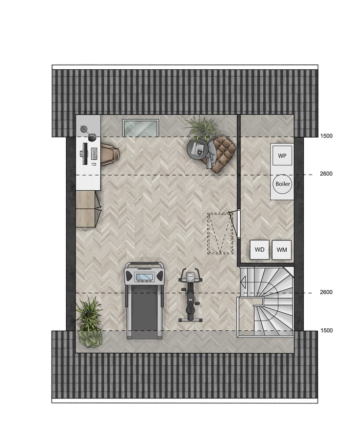 Foto 3 van Cingelveste | Levensloop tussenwoning bnr.