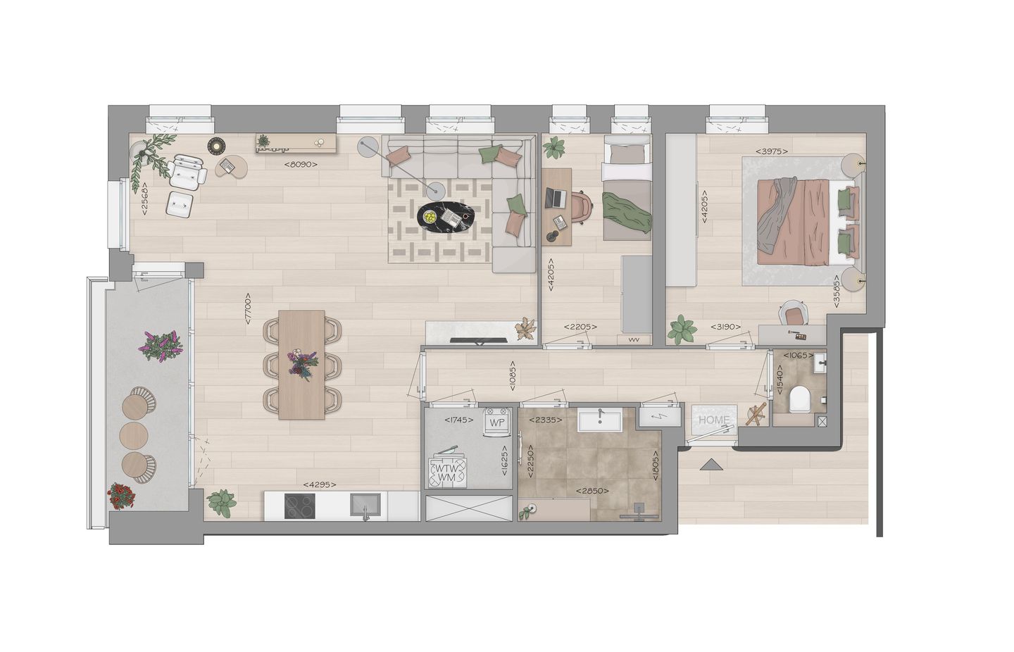 Foto 4 van Appartement (Bouwnr. 15)