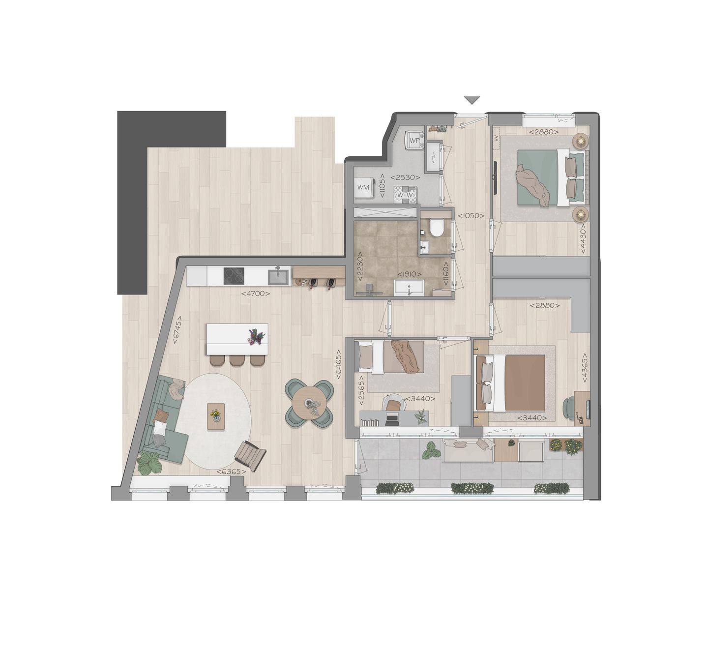 Foto 4 van Appartement (Bouwnr. 22)