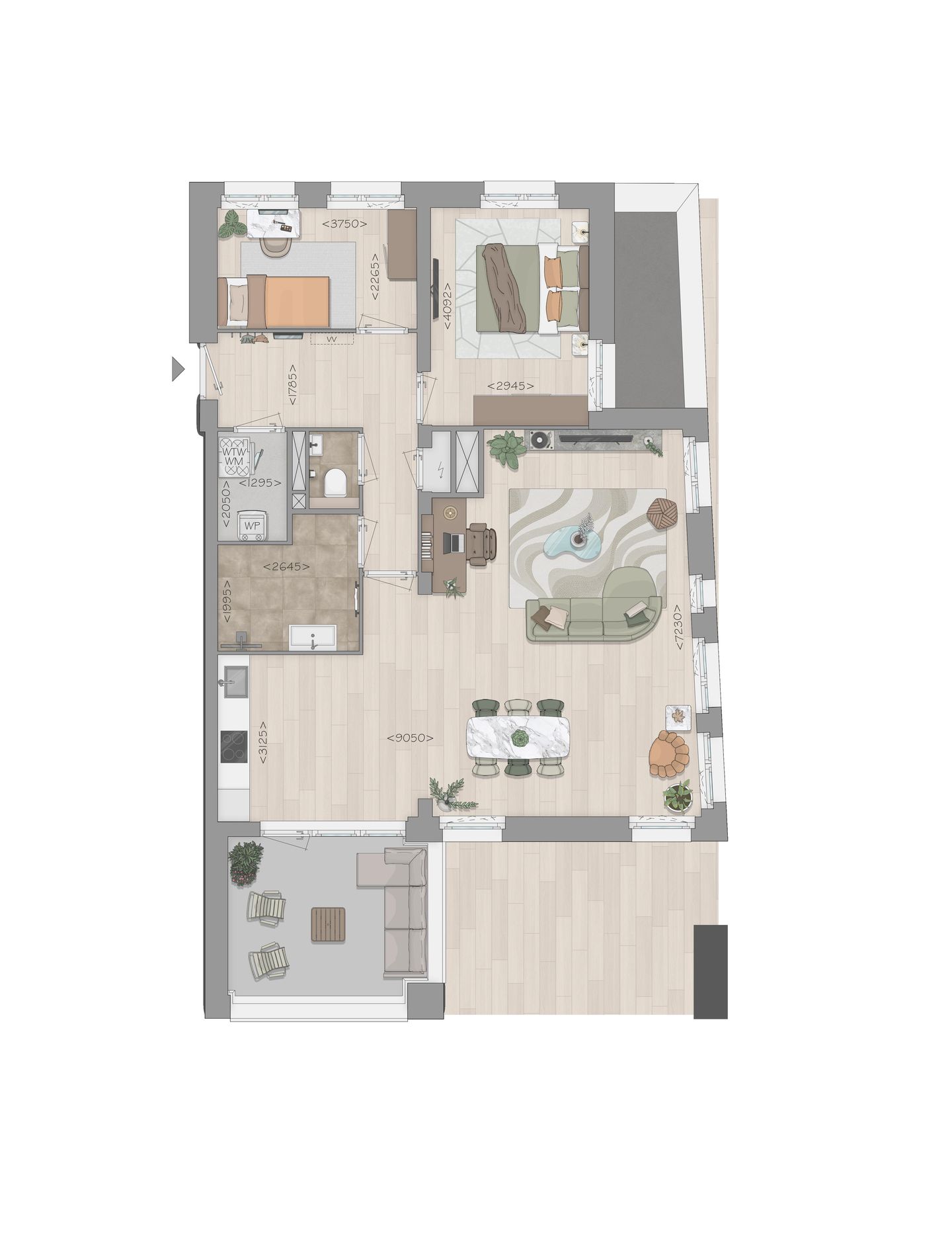 Foto 4 van Appartement (Bouwnr. 42)