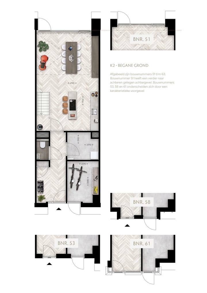 Foto 5 van Kraanbaan| De Klef | Tussenwoning K2 (Bouwnr. 52)