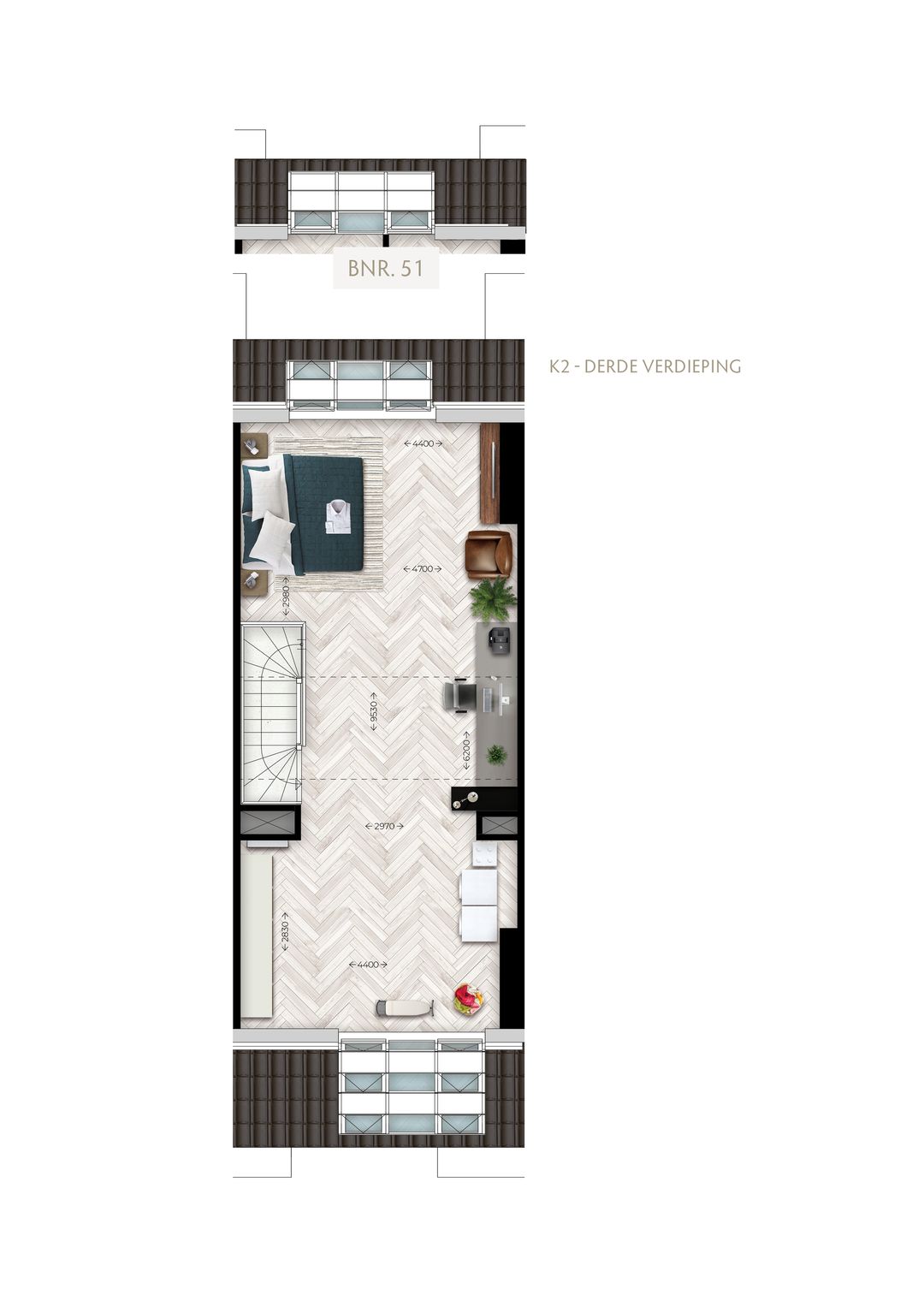 Foto 8 van Kraanbaan| De Klef | Tussenwoning K2 (Bouwnr. 54)