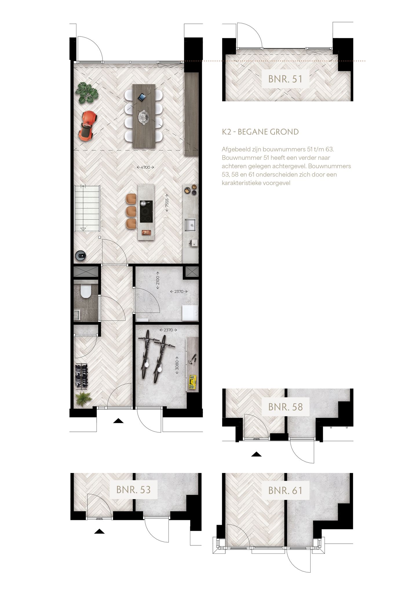 Foto 5 van Kraanbaan| De Klef | Tussenwoning K2 (Bouwnr. 55)