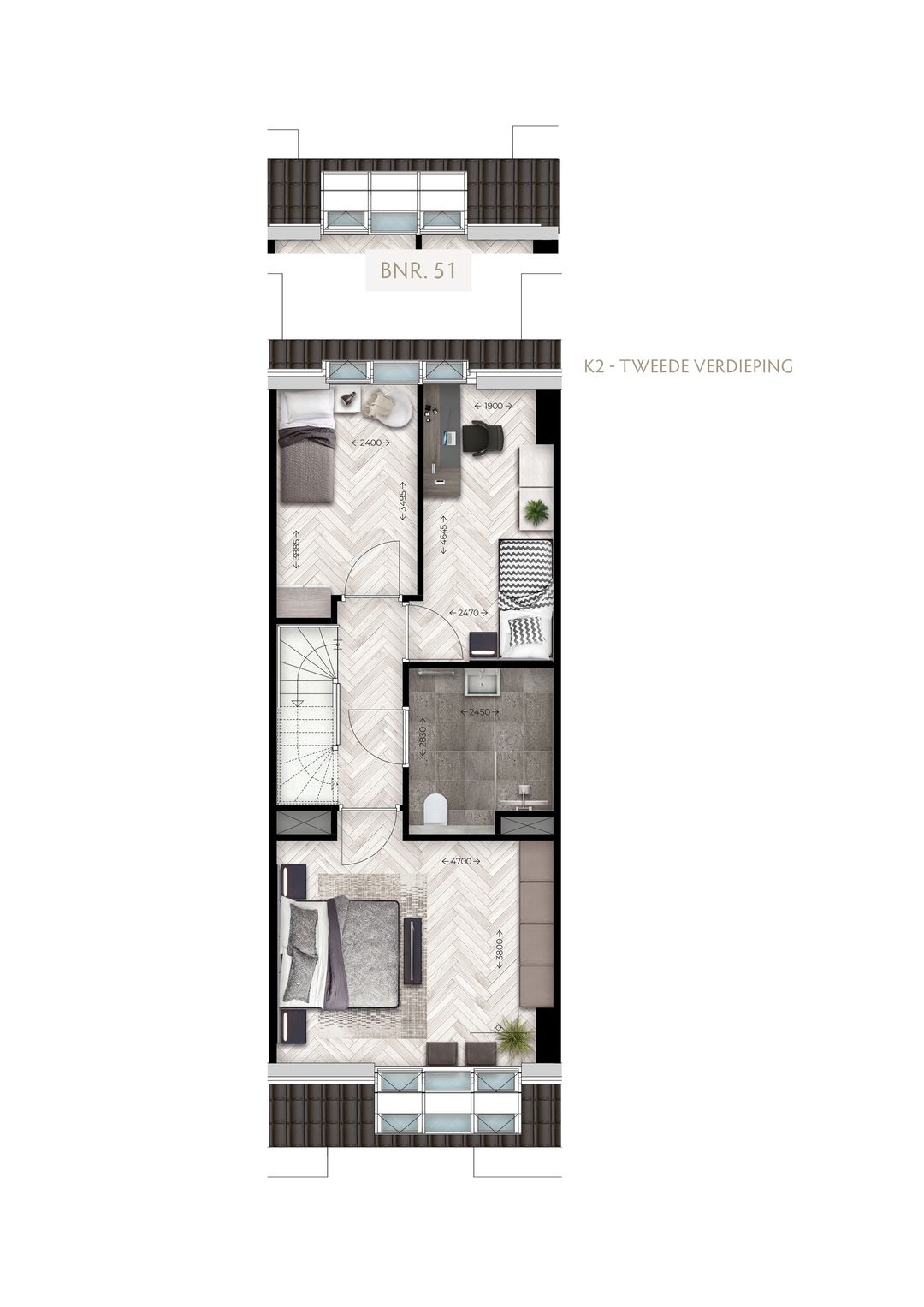 Foto 7 van Kraanbaan| De Klef | Tussenwoning K2 (Bouwnr. 60)