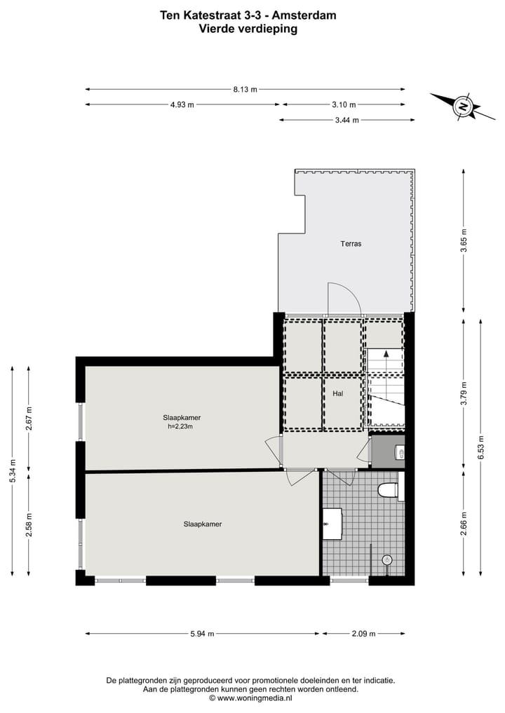 Foto 26 van Ten Katestraat 3-3