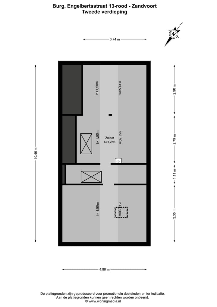 Foto 34 van Burgemeester Engelbertsstraat 13-RD