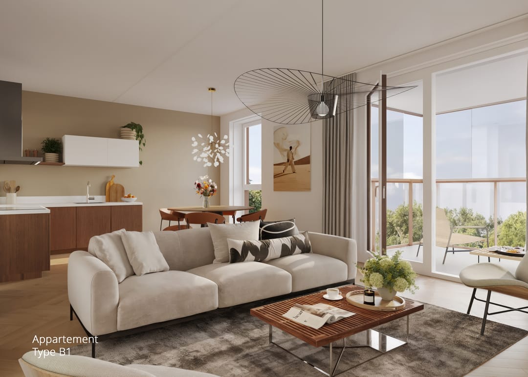 Foto 2 van Entrada 3-kamer appartement type B2 (Bouwnr. 35)