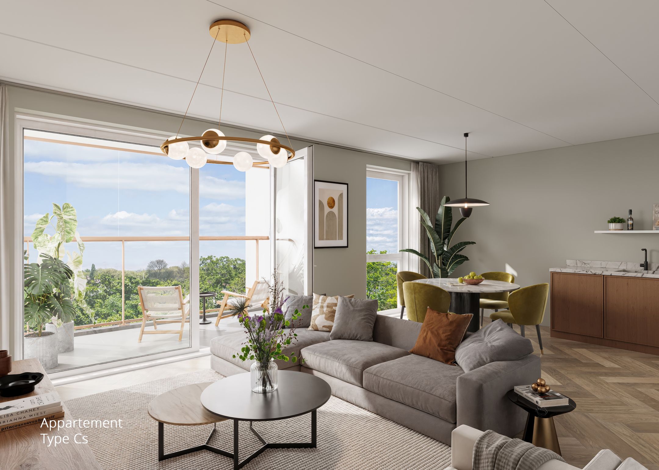 Foto 3 van Entrada 3-kamer appartement type CS (Bouwnr. 65)