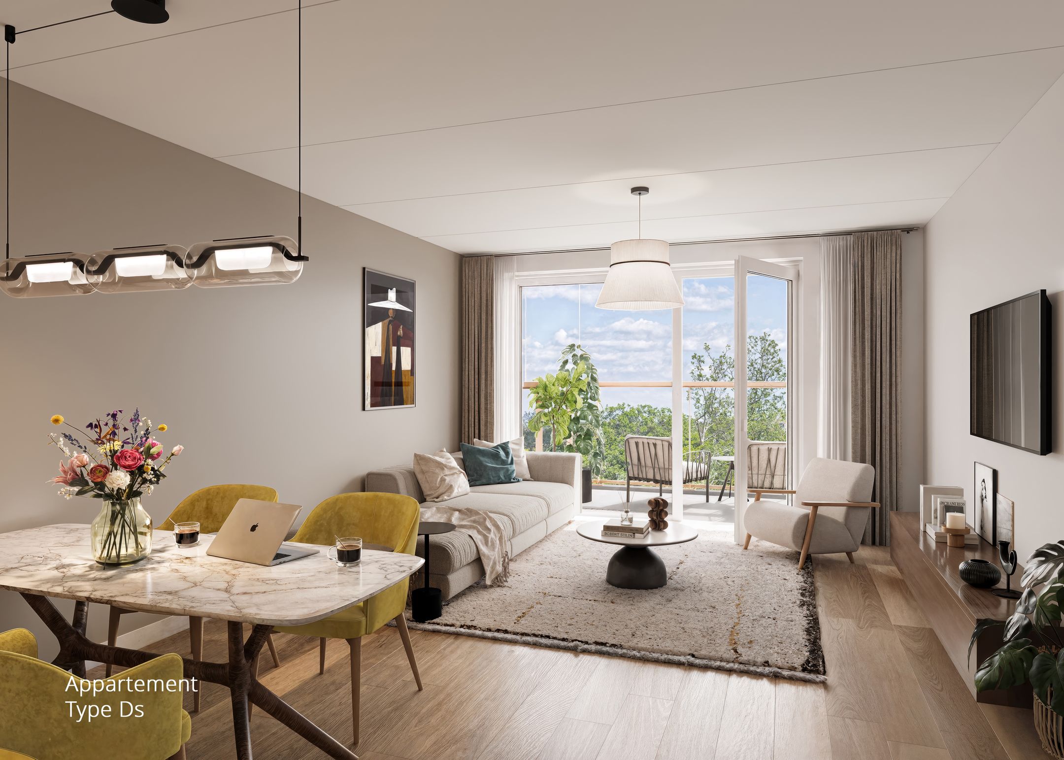 Foto 3 van Entrada 3-kamer appartement type Ds (Bouwnr. 25)