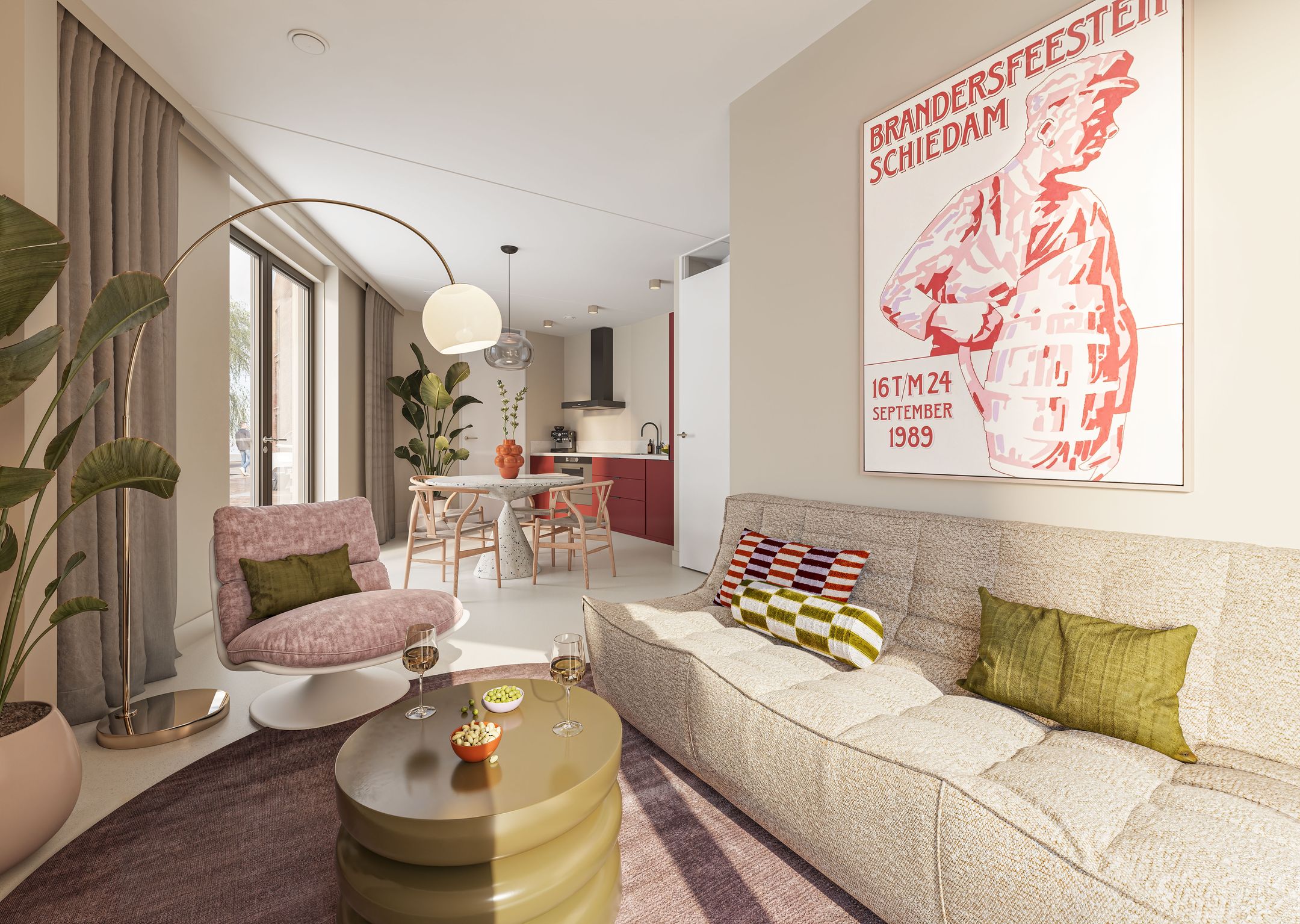 Foto 6 van STADSWONING 3-laags (Bouwnr. 13)